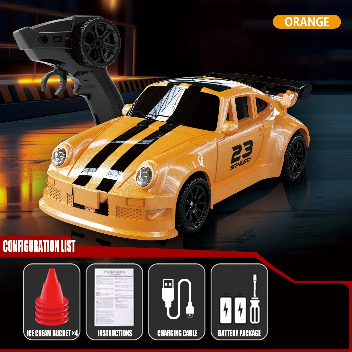 Tabletop Drift RC Car