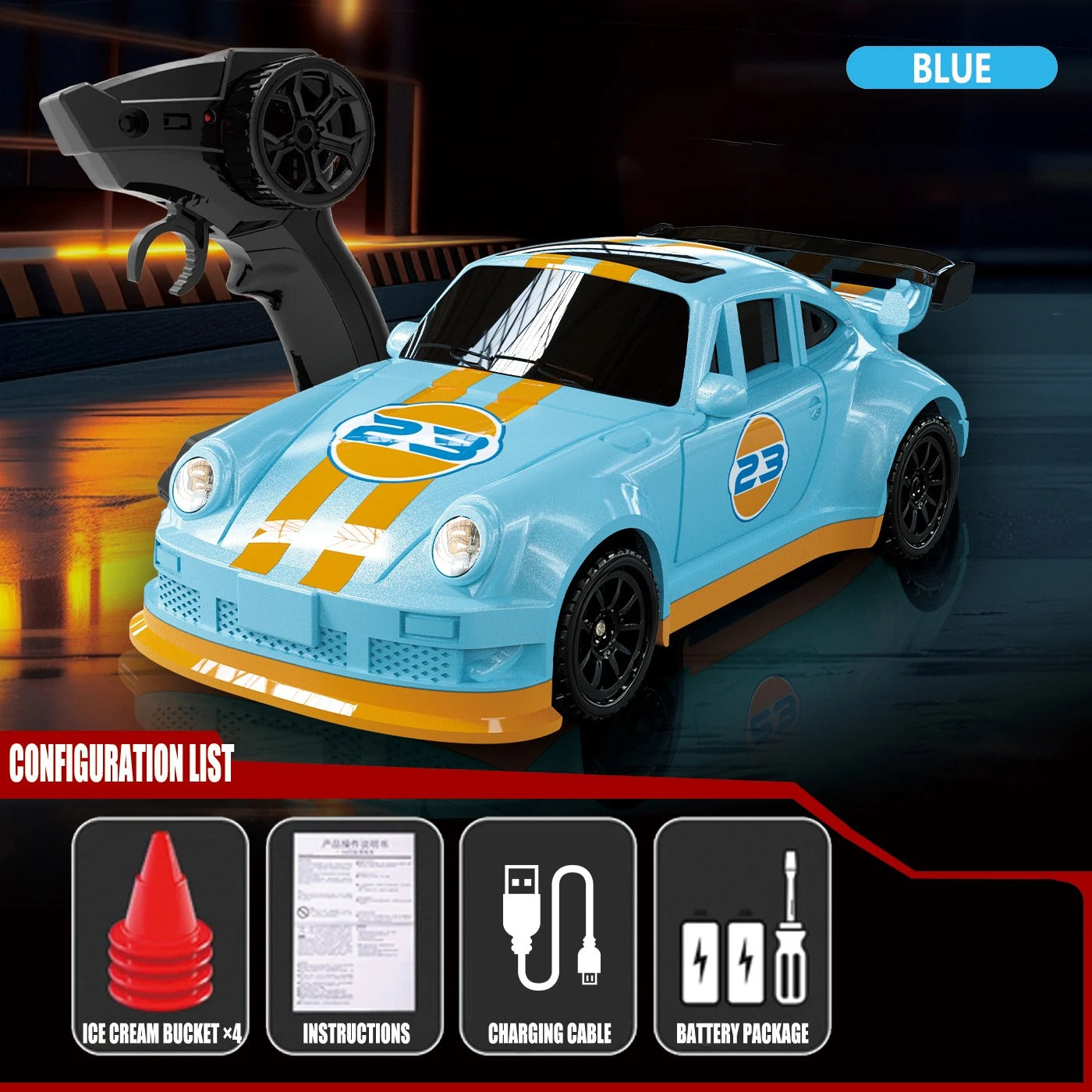 Tabletop Drift RC Car