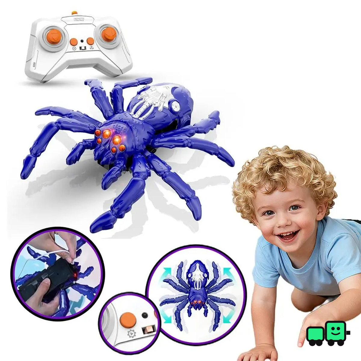 Electric Wall Climbing Spider Toy