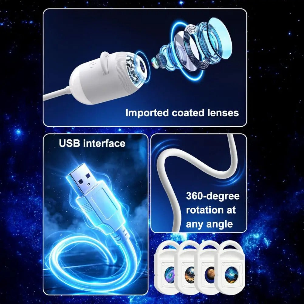 Plug-and-Play HD Star Projector