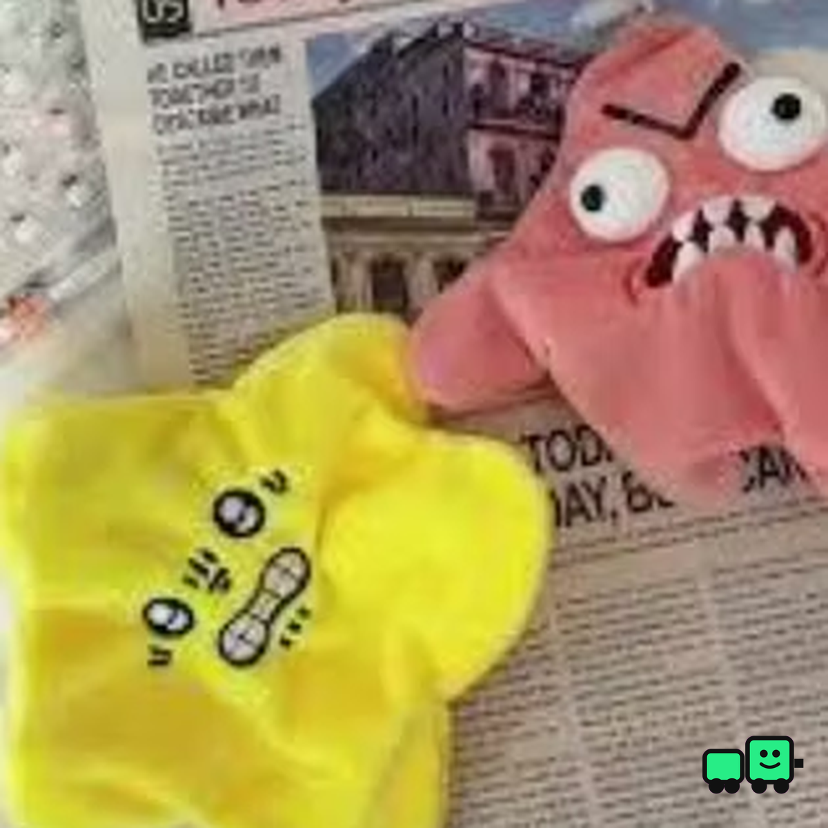 Adorable Angry Bouncing Star Plush Stuffed Toy