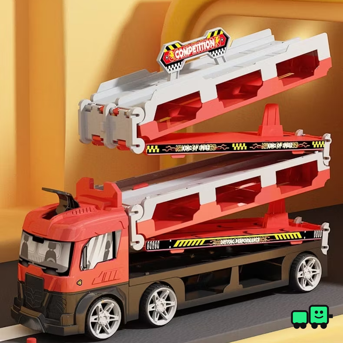 Catapulting Racing Track with Cars