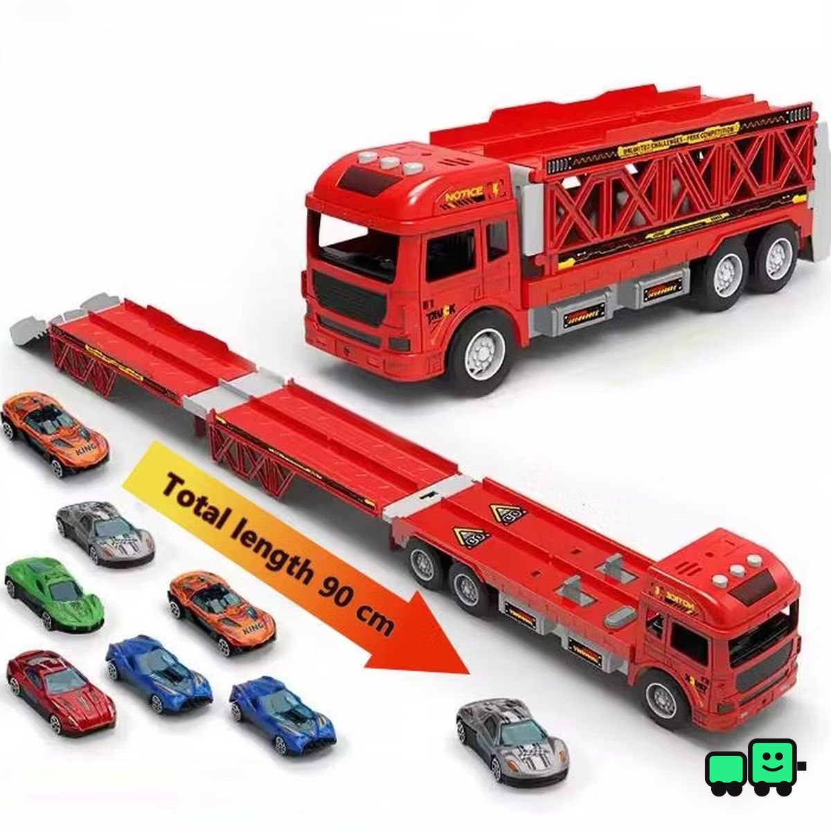 Catapulting Racing Track with Cars