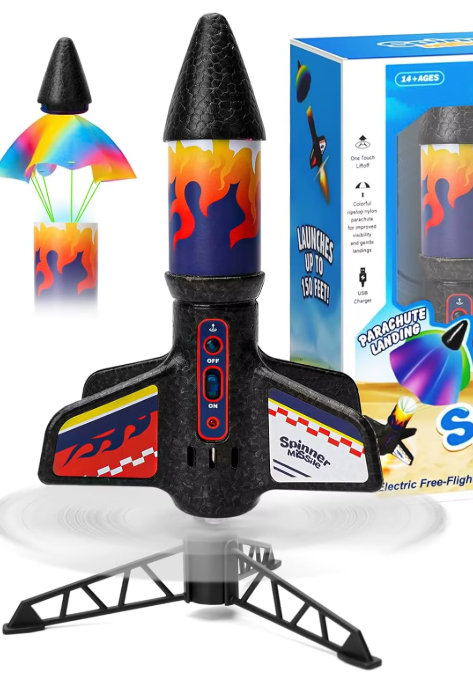 טיל רקטה חשמלי מקצועי לילדים