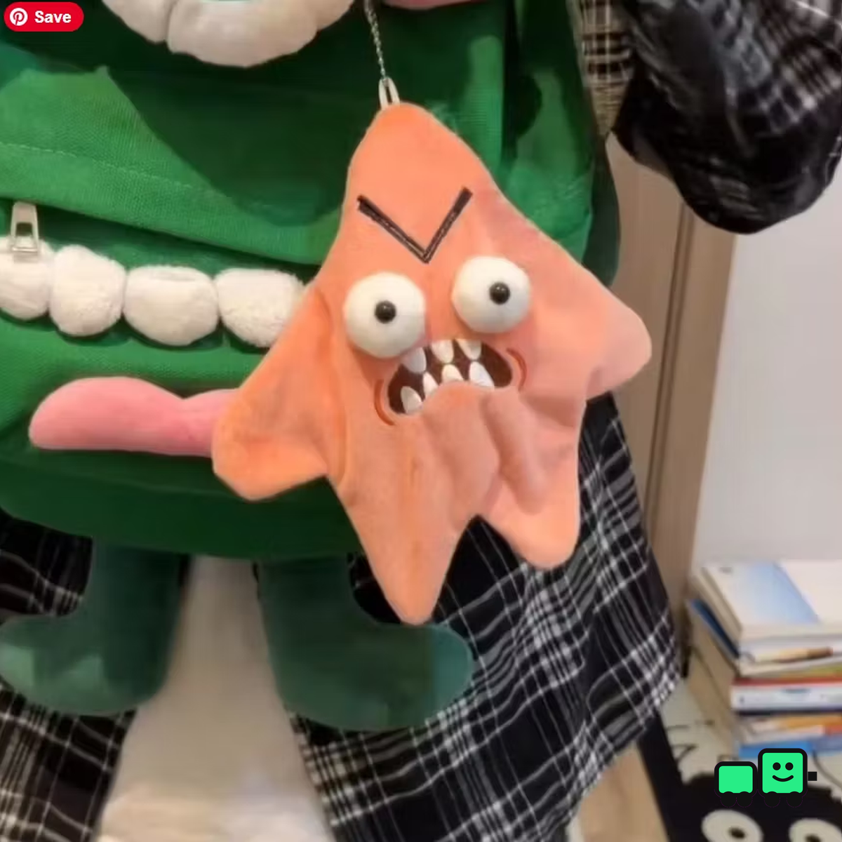 Adorable Angry Bouncing Star Plush Stuffed Toy