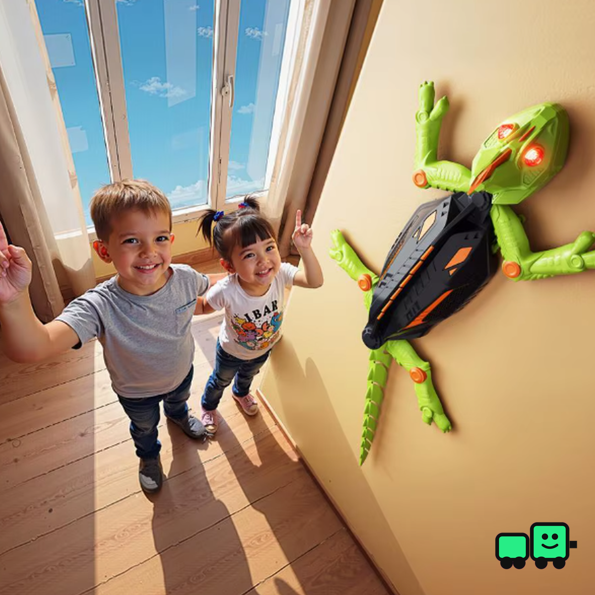 Remote-Control Wall Climbing Robot Toy