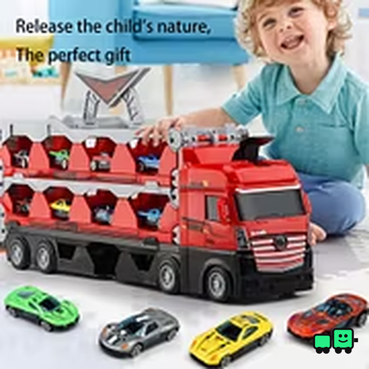 Lanceerbaan met raceauto's