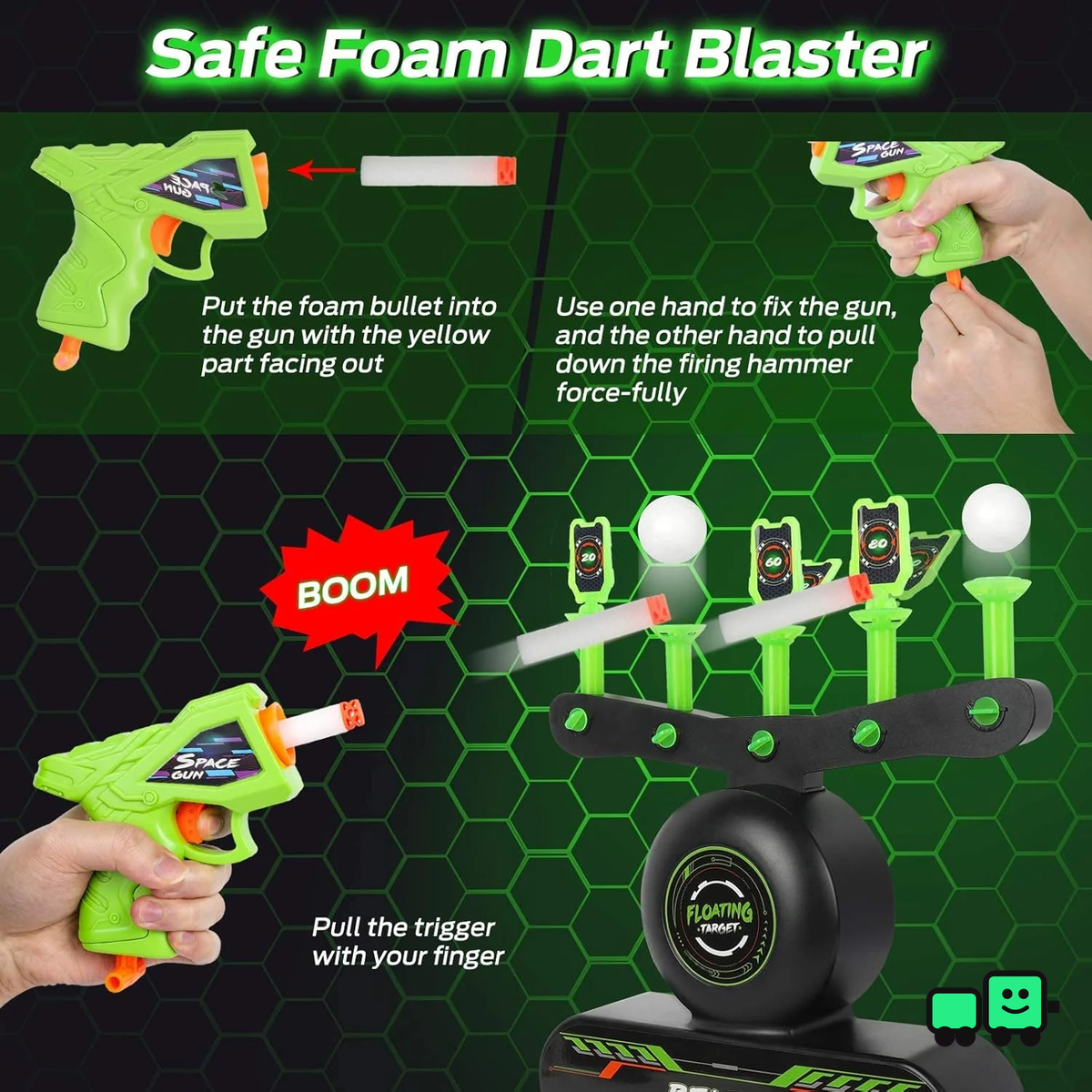 AimTrack - Electronic Nerf Gun with Target System