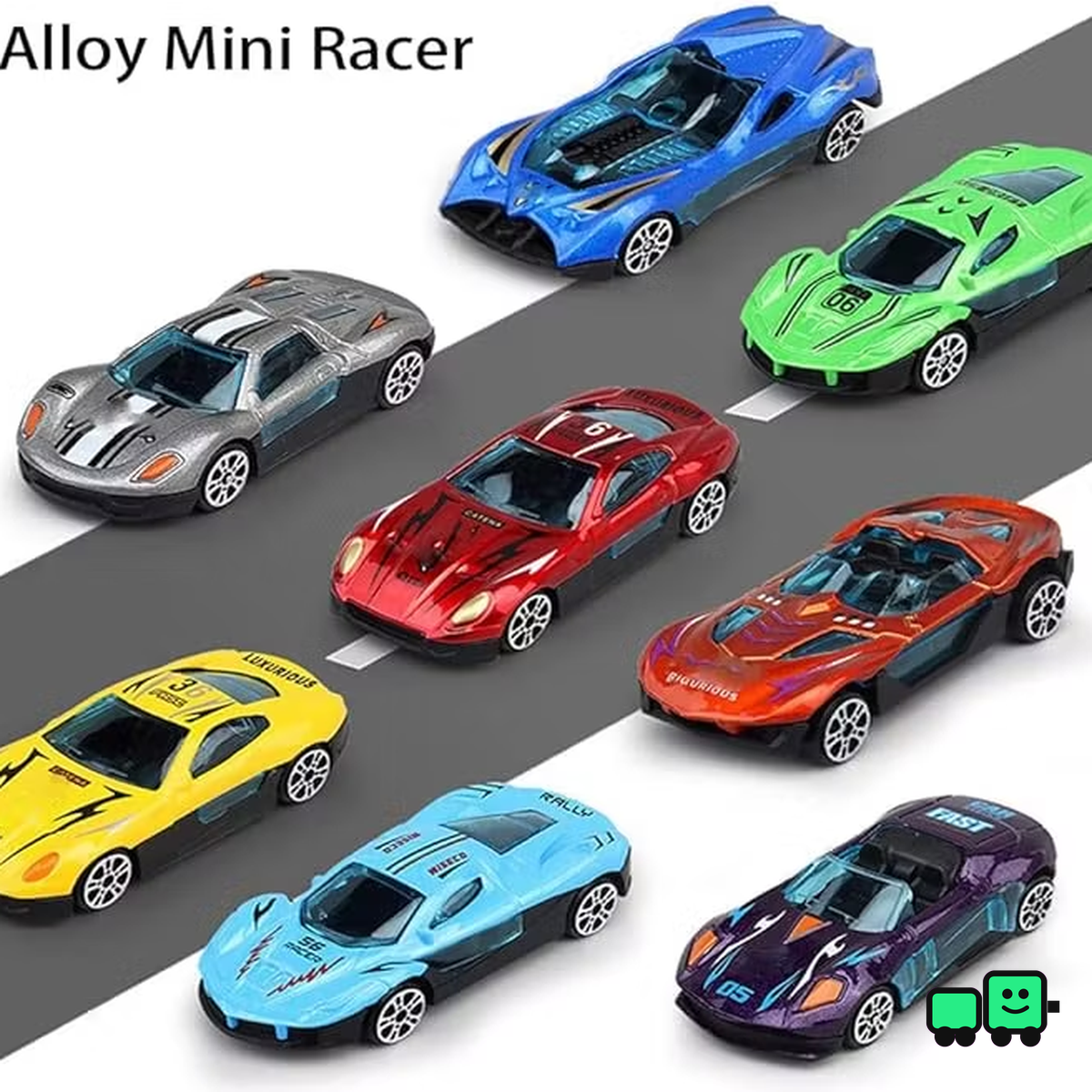 Catapulting Racing Track with Cars
