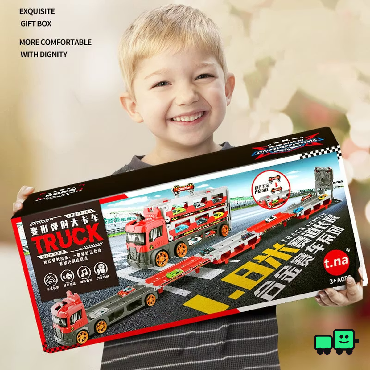 Catapulting Racing Track with Cars